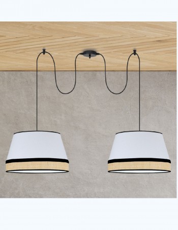 Lámpara colgante para puntos desplazados