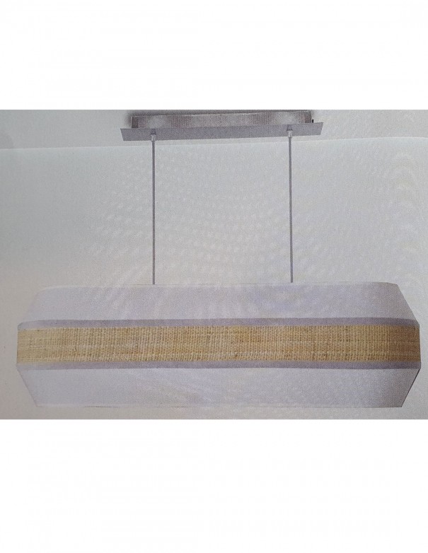 Lámpara Pantalla Rectangular con Cinta