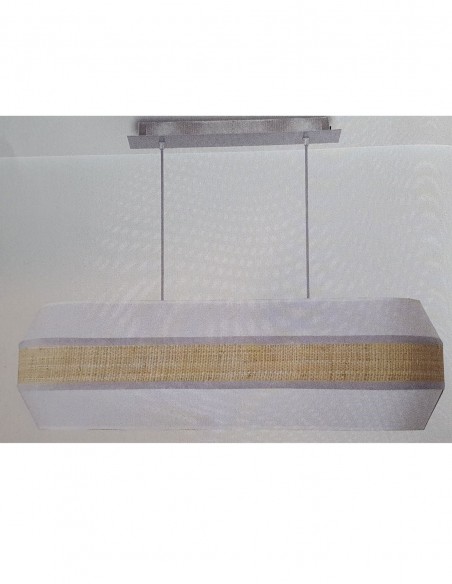 Lámpara Pantalla Rectangular con Cinta