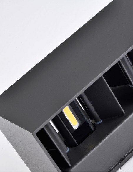 Davos Doble Aplique Led Dimable Corten 2700K