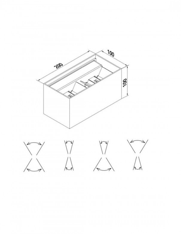 Davos Doble Aplique Led Dimable...
