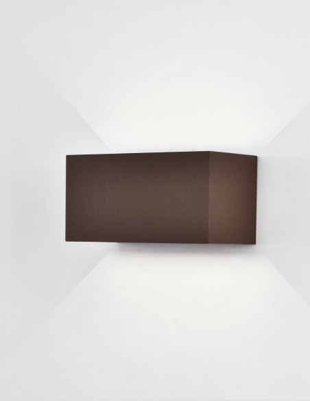 Davos Doble Aplique Led Dimable Corten 2700K