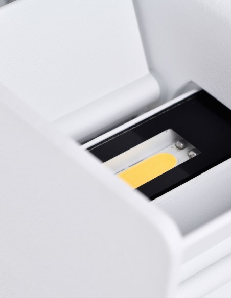 Davos Doble Aplique Exterior Óxido 4000K