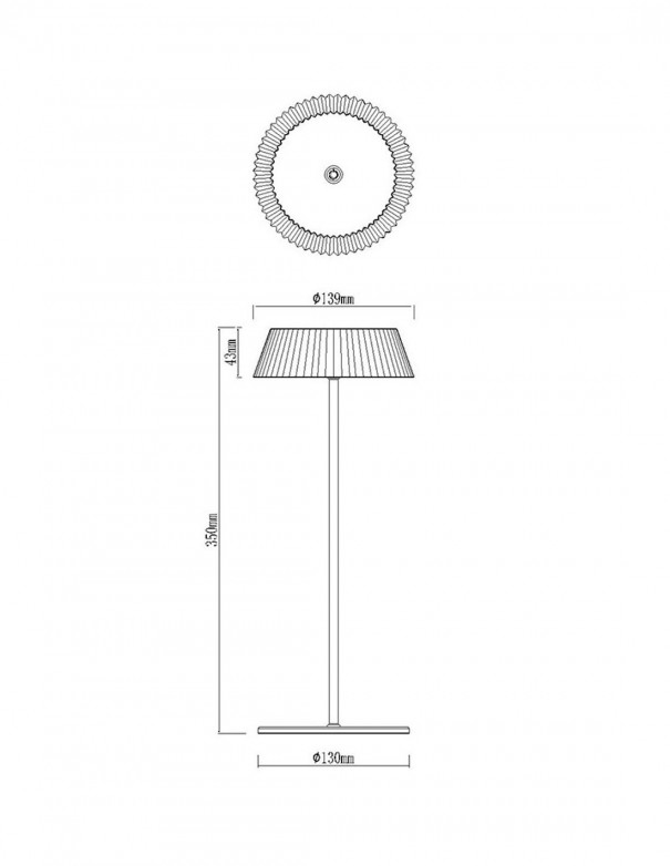 Relax Lámpara Sobremesa Marrón...