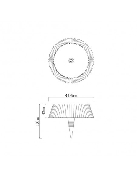 Tapón de Botella con Luz Recargable