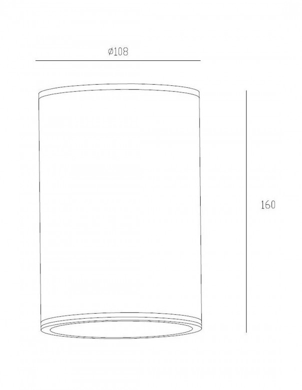 Volcano Plafón de Exterior