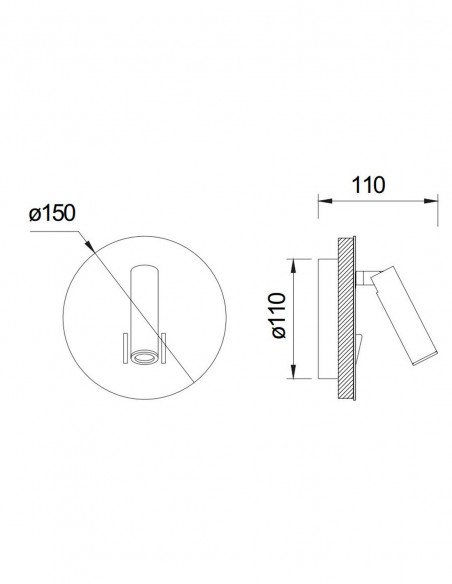 Cayman Aplique Oro Mantra Redondo