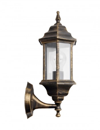 Aplique Aluminio Negro/Oro...