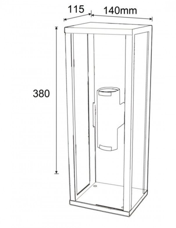 Aplique aluminio barato