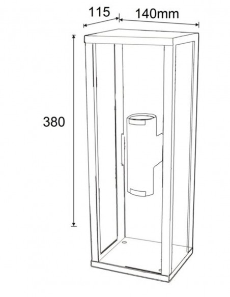 Aplique aluminio barato