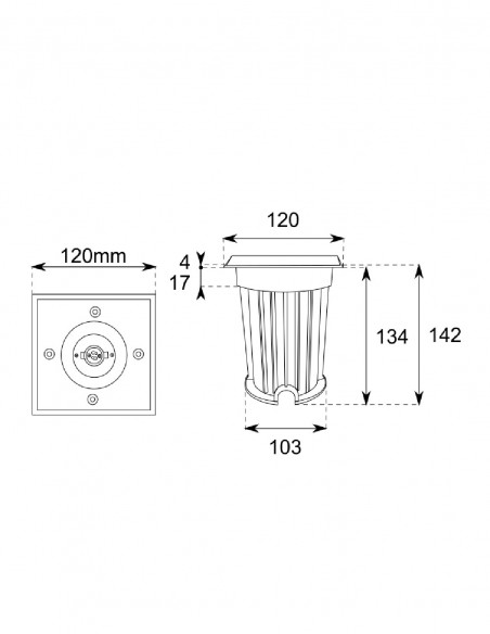 Empotrable suelo IK10