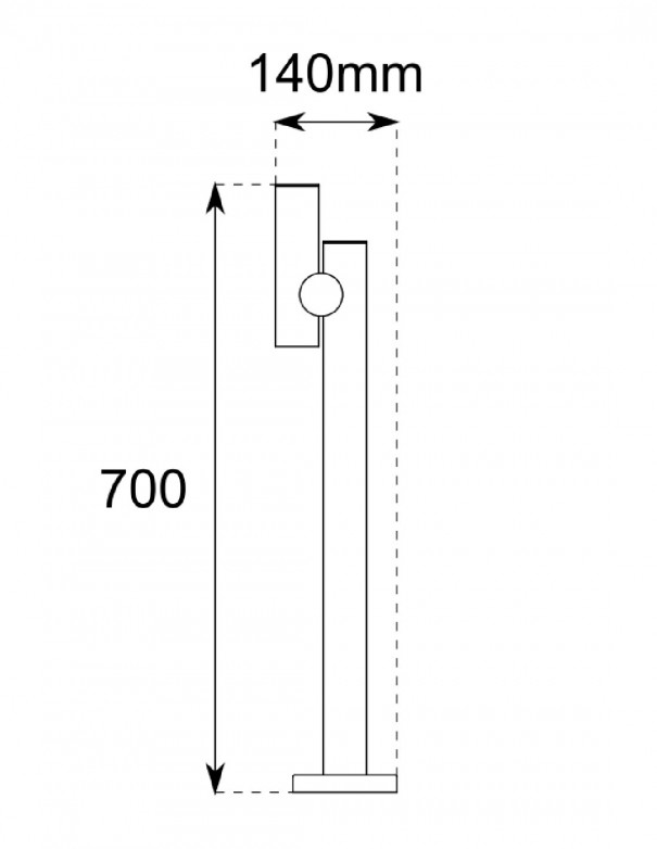 Baliza IP44 para jardines