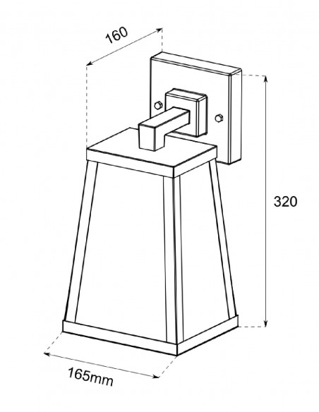 Aplique de pared de aluminio en oferta