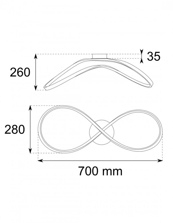 Plafón de techo led barato