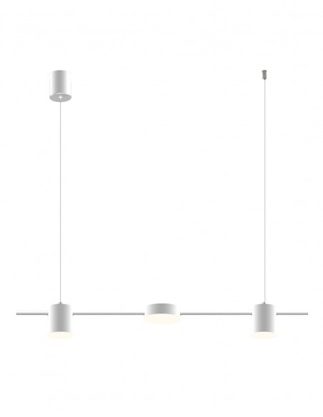 Lámpara suspensión led blanca