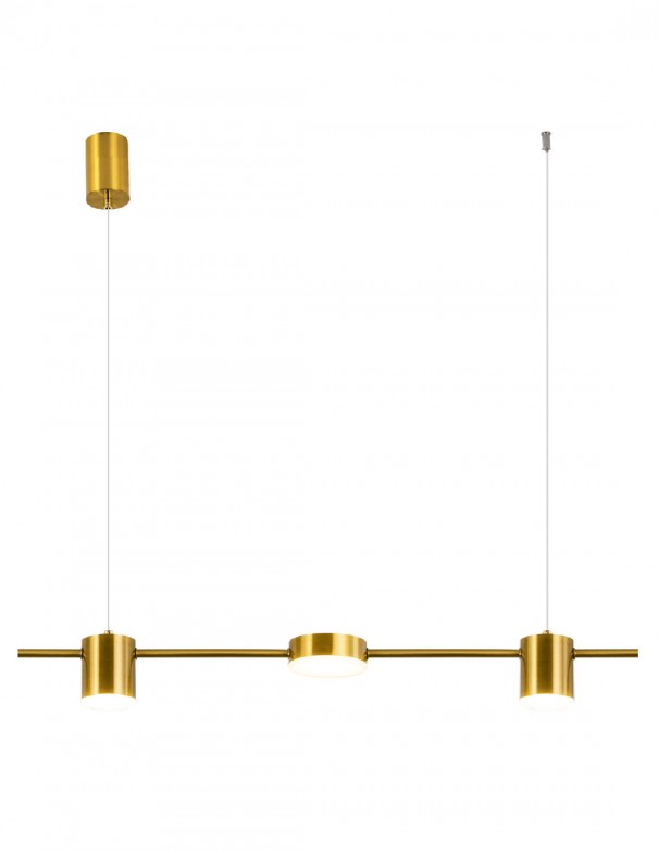 Lámpara led dorada elegante