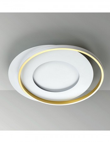 Plafón Limbos blanco/oro de Schuller