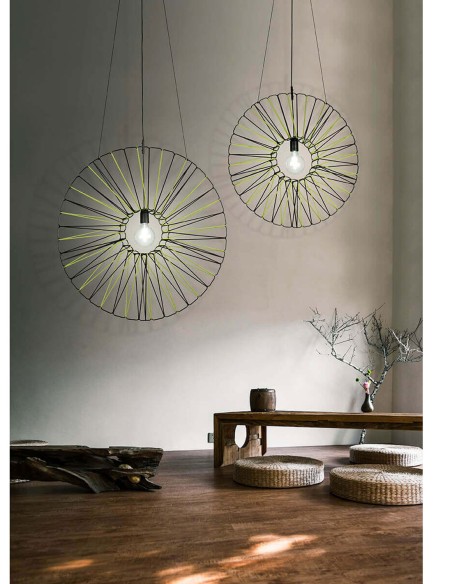 Lámpara Bimba cuerda trenzada