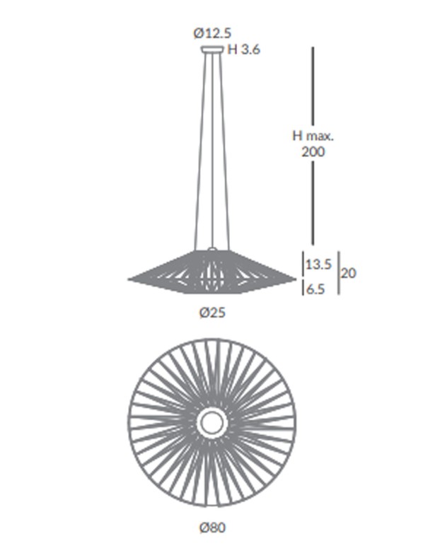 Lámpara Colgante Bimba 2 Tamaños