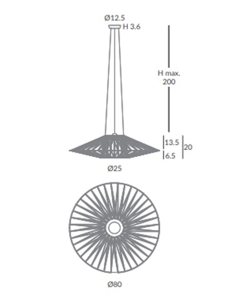 Lámpara Colgante Bimba 2 Tamaños