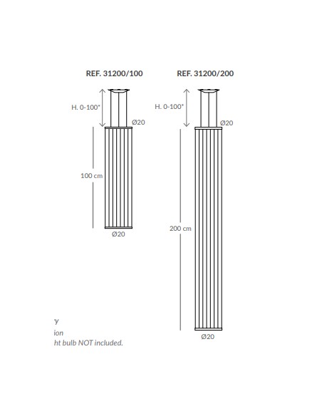 Lámpara espacios altos barata