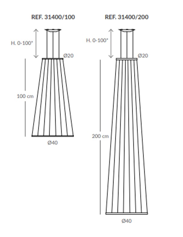 Lámparas económicas para huecos de escalera