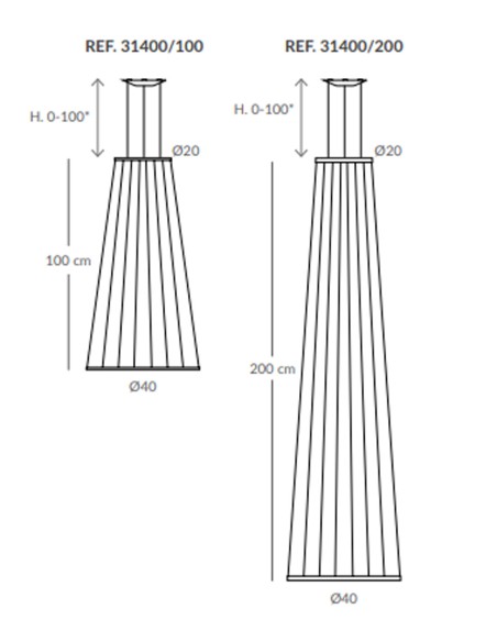 Lámparas económicas para huecos de escalera