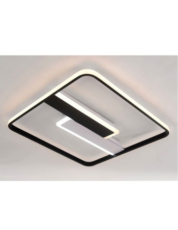 Plafón de techo led blanco y negro