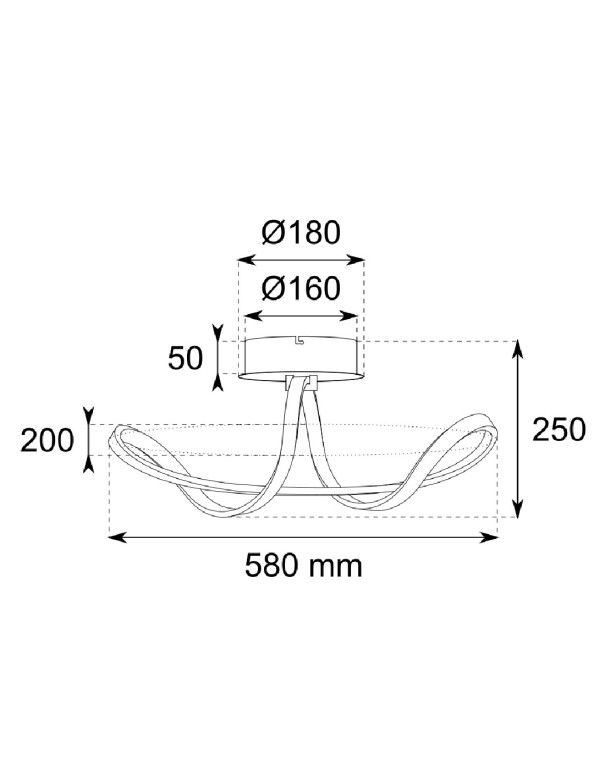 Lámpara de techo led barata