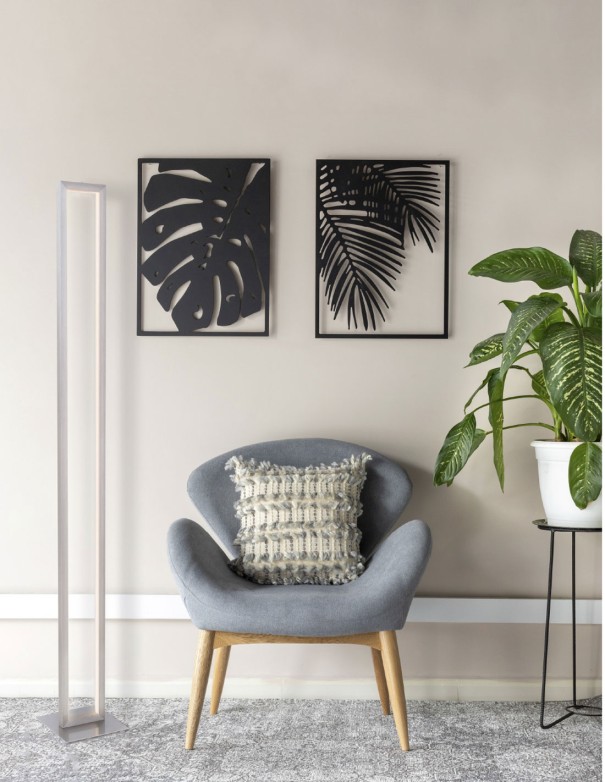 Pie de salón led linea sencilla