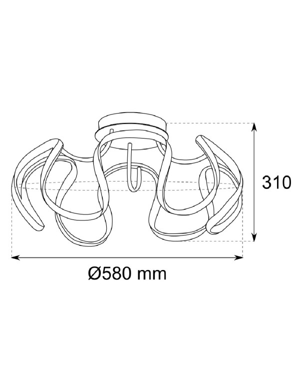 Lámparas de techo led económicas para salones
