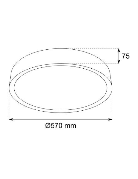 Plafones led colores negro, blanco y cafe.