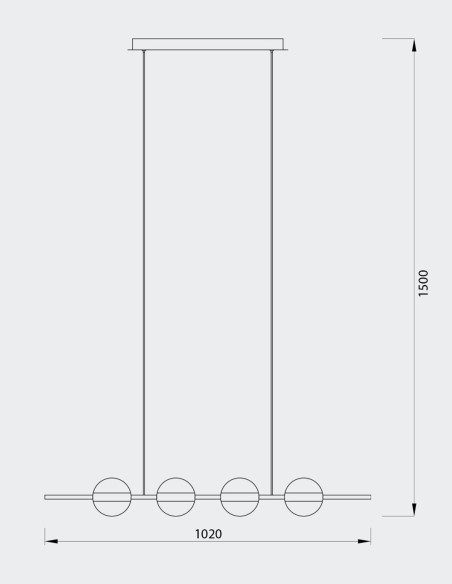 Lámpara Mantra modelo Cuba