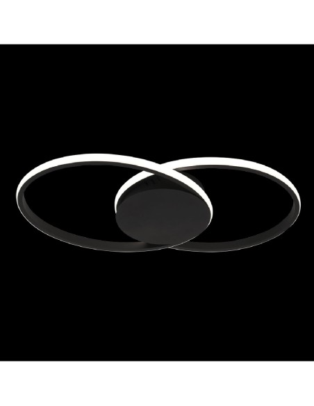 Plafón de techo led entrelazado