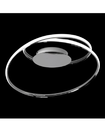 Plafón de techo cromo espiral