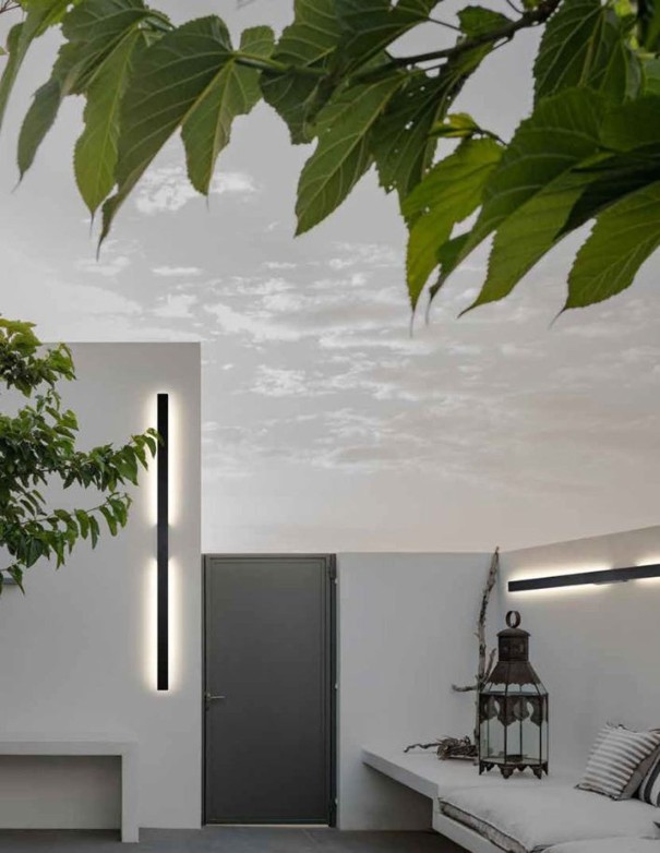 Apliques alargados exterior