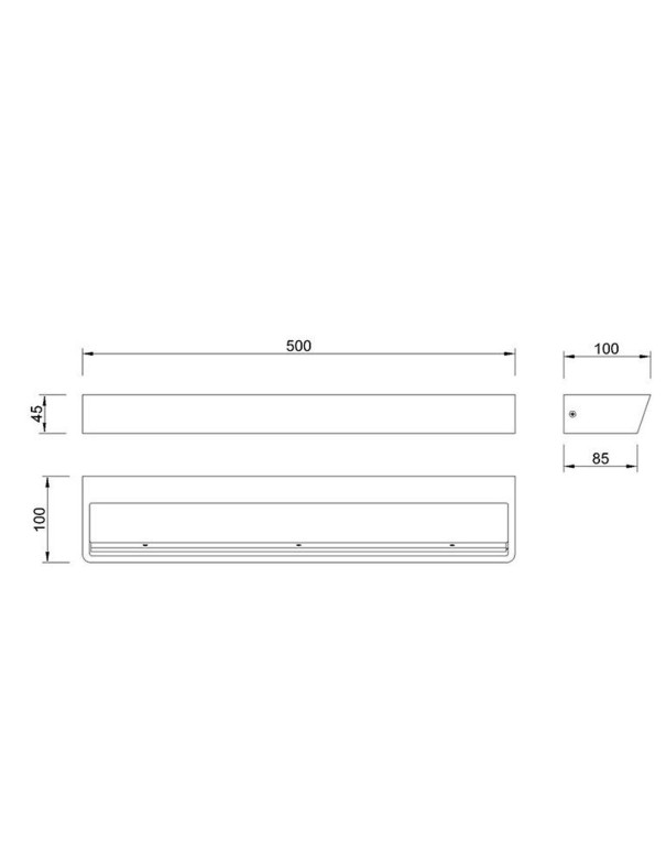 Apliques diseño aluminio blanco
