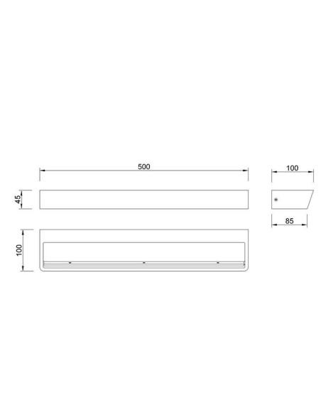 Apliques diseño aluminio blanco