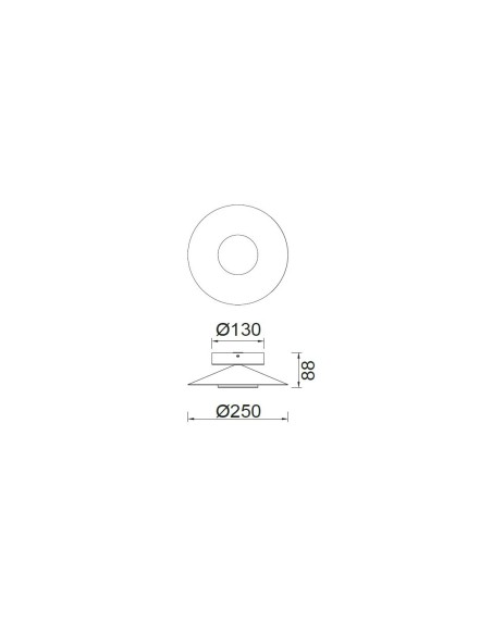 Apliques minimalistas Mantra en oferta