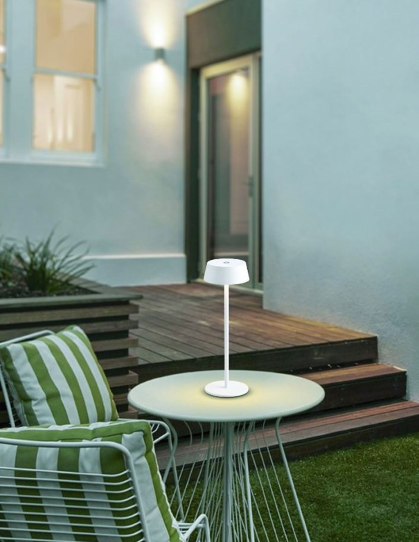 Sobremesa recargable exterior