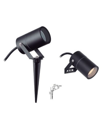 Estaca Quebec aluminio Negra