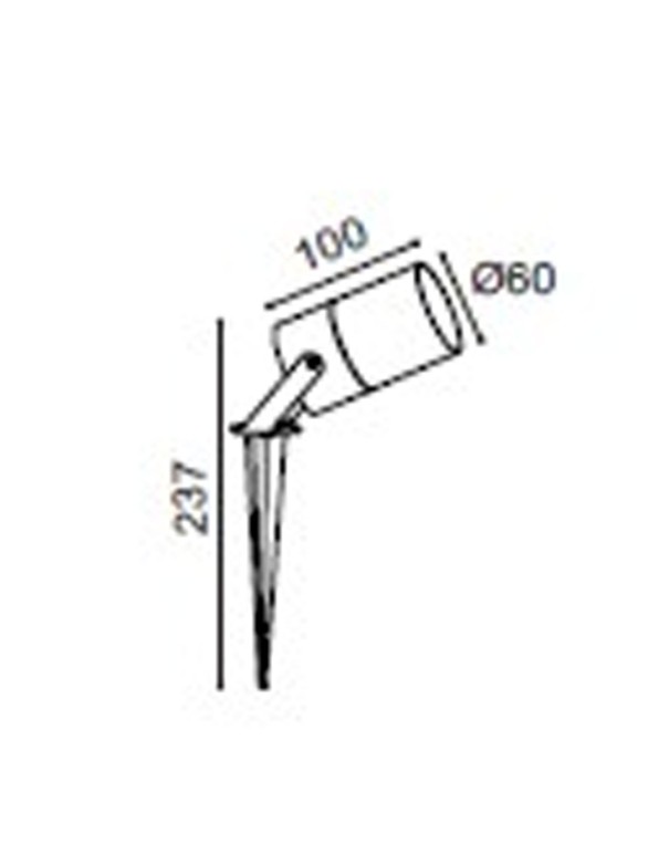 Estaca jardín barata.