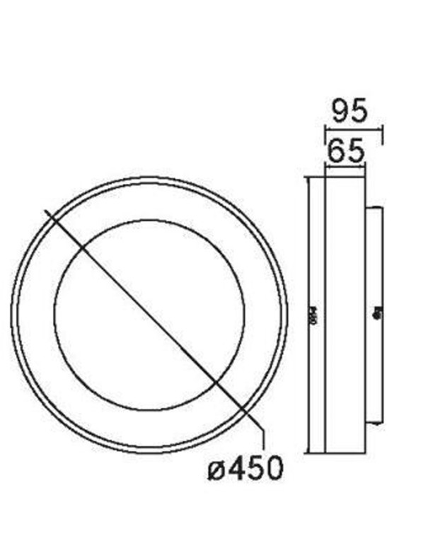 Plafón led alta luminosidad