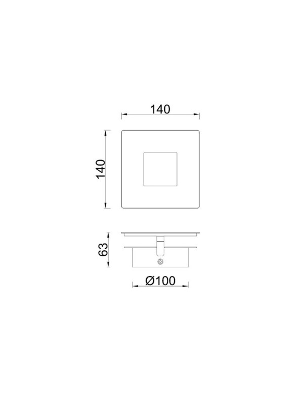 Mantra Dalia Aplique Blanco  14 cm