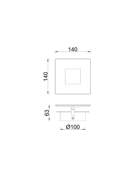 Mantra Dalia Aplique Blanco  14 cm