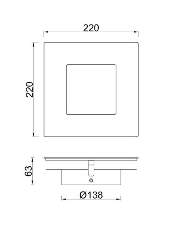 Mantra Dalia Aplique Blanco 22 cm
