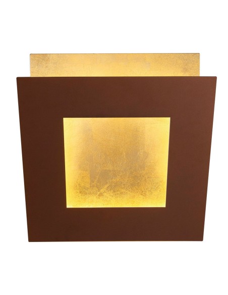 Mantra Dalia Aplique Marrón Oro 22 cm