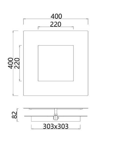 Mantra Dalia Aplique Blanco 40 cm