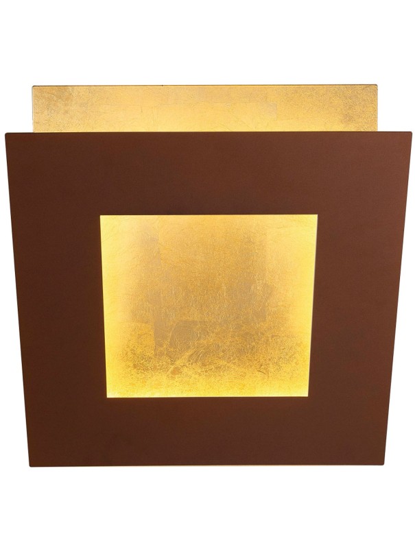 Mantra Dalia Aplique Marrón Oro 40 cm