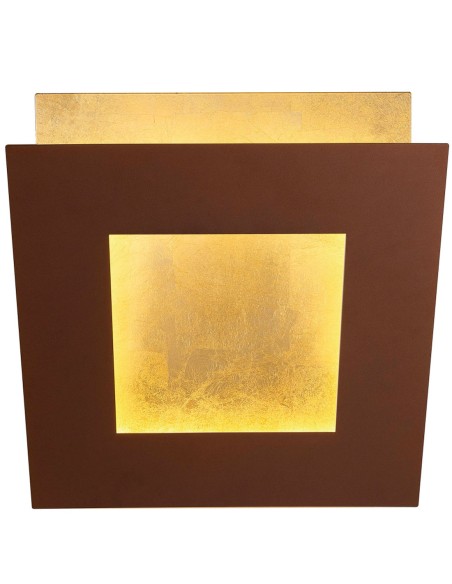 Mantra Dalia Aplique Marrón Oro 40 cm